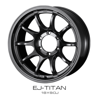 The el titan wheel is shown on a white background.