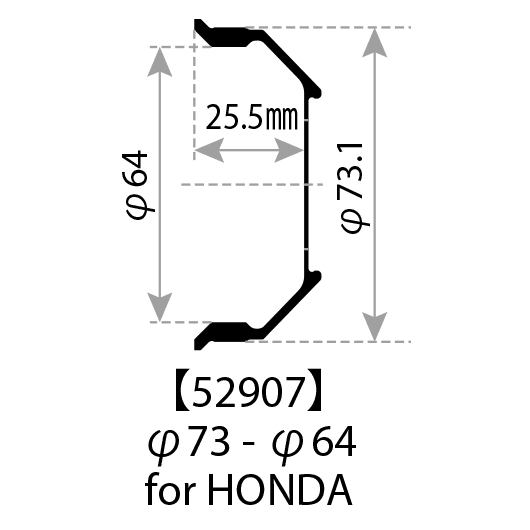 A diagram showing the dimensions of a honda sr7.