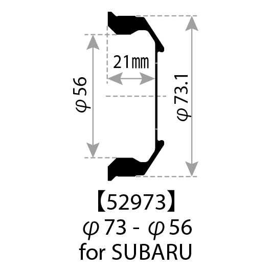 A diagram showing the dimensions of a subaru door.